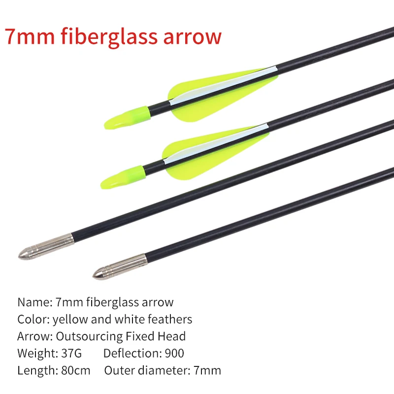 12x 31.5" Fiberglass Arrows Upto 30lbs Kids Practice Target Recurve Co