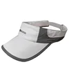 Wholesale Adjustable Plain Dry Fit Sport Running Visor Hat Custom Logo China Factory High Quality Sport Sun Visor