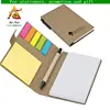 Advertising CMYK logo print combination sticky note memo pad with pen set