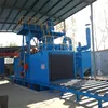 Q6912 steel sheet sand blaster shot blasting cleaning machine for peening