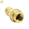 brass pipe fittings and brass pipe connector for hose joint with plastic parts