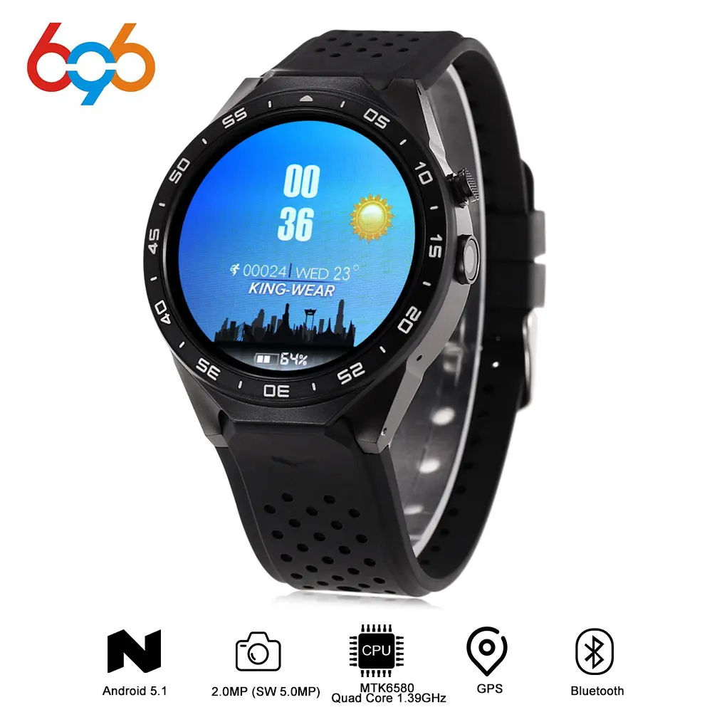 KW88 3G Android faction simple type HD camera smart watch