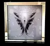 shining stuff fly angel silver mirror photo frame