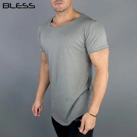 

Wholesale Fashionable Custom Man Model Clothes Custom Scoop T Shirts In Bulk, Customized colors