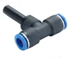 Plugh-in branchtee pneumatic push to connect fitting,air hose fitting,push on hose fittings pneumatic tube fitting