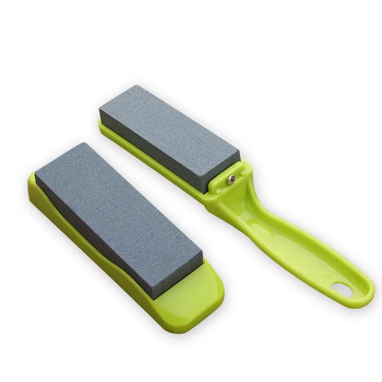 

Outdoor Portable Kitchen Diamond Whetstone Knife Sharpening Stone, Green