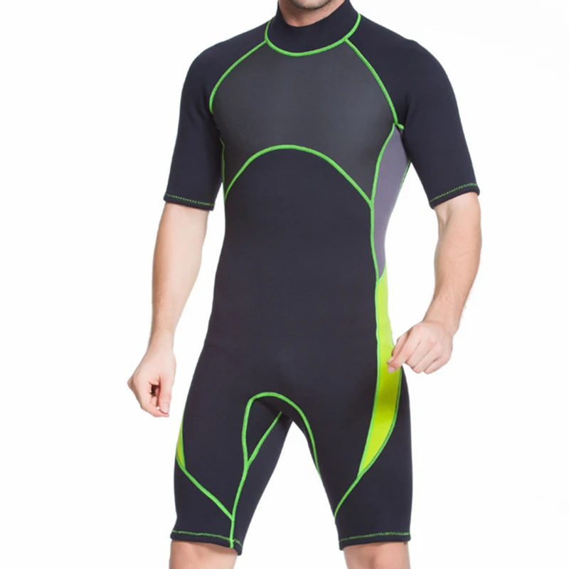 

163051 black yellow diving suit wetsuit for man flexible