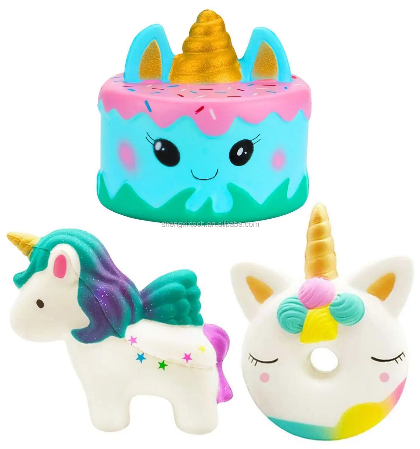 unicorn squishy donut