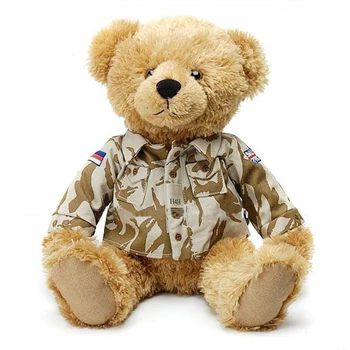 teddy bear army uniform