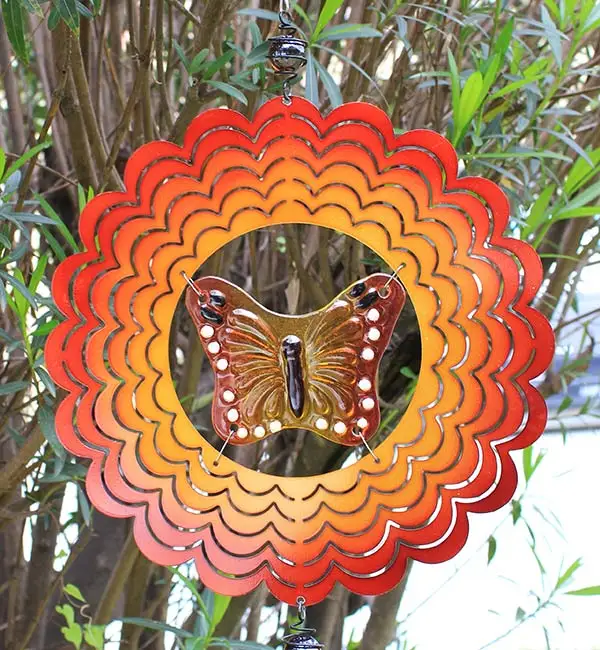 High Quality Stainless Steel Animal Hanging Metal Wind Spinner For Home