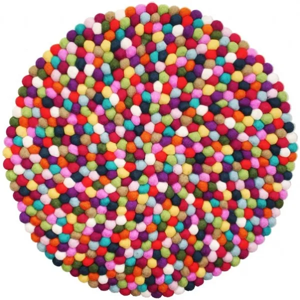 Comfortable Felt Ball Carpet Round Wool Rug Pebble Nepal On Alibaba Com