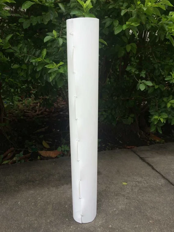 PP plastic durable tree protector tube / round plastic tube for plants