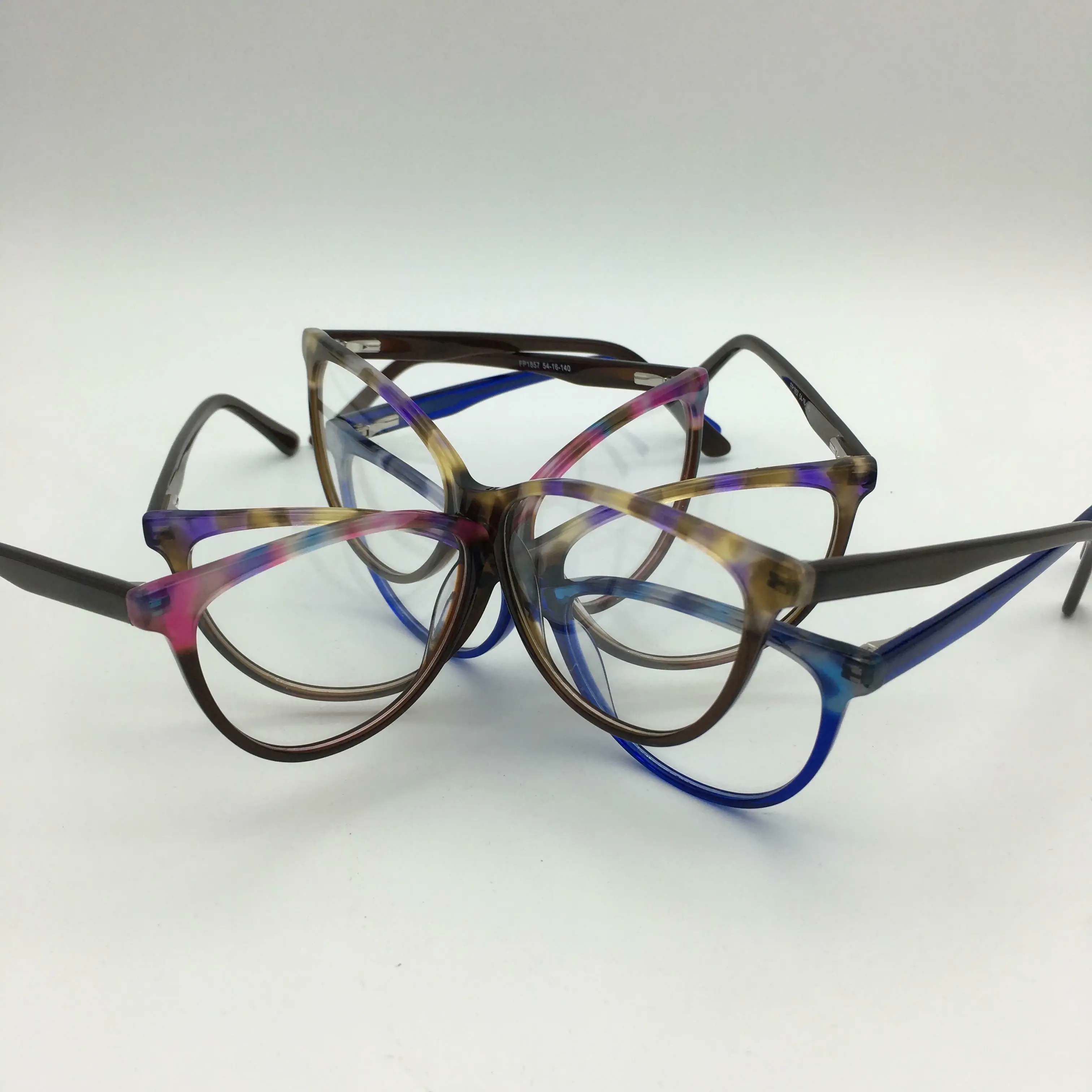 

Low MOQ factory wholesale handmade acetate optical frames, 8 colors for choosing