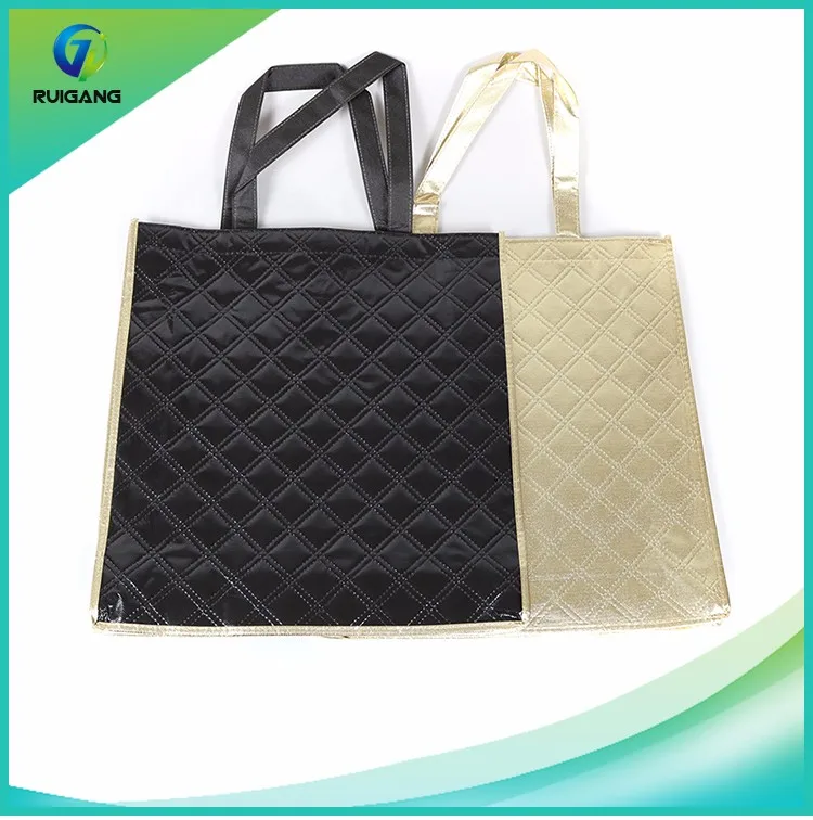 Fashion Style Embossed Laser Non Woven Cloth Packaging Bag Buy