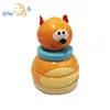 Cartoon Animal Wooden Rainbow Tower Wooden Early Childhood Brain Development Toys