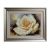 Wall Hanging Plastic Adjustable Silver Plated Flower Picture Frame for Hotel