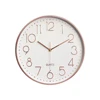 12inch high quality quiet rose gold wall clock