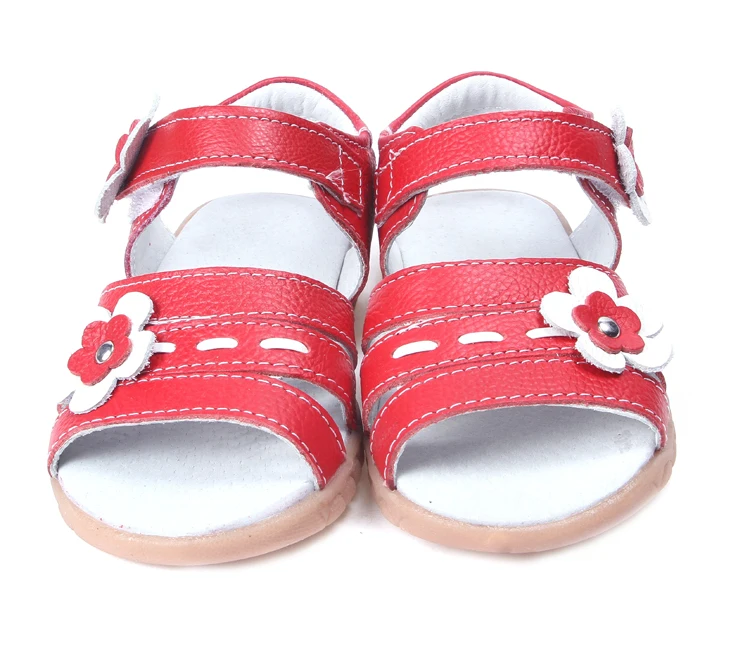 Red girl sandals