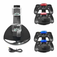 

Free Ship Dual Controllers Charger Charging Dock Stand Station for Sony PlayStation 4 PS4 Game Pads Wireless Controller Console