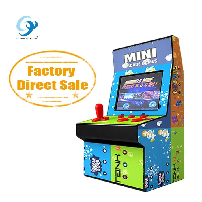 

2019 Best gift for kids 8 bit mini portable arcade game machine CT882B
