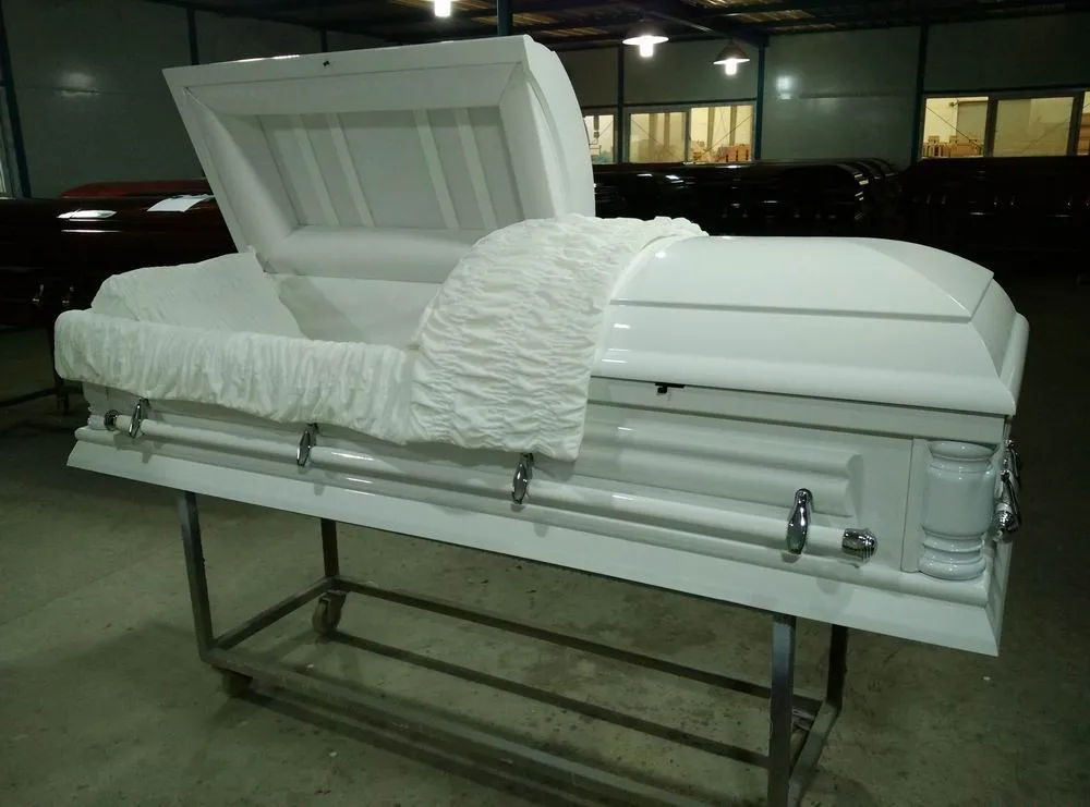 Dunfield White Glass Casket And Funeral Used Coffins For Sale Buy