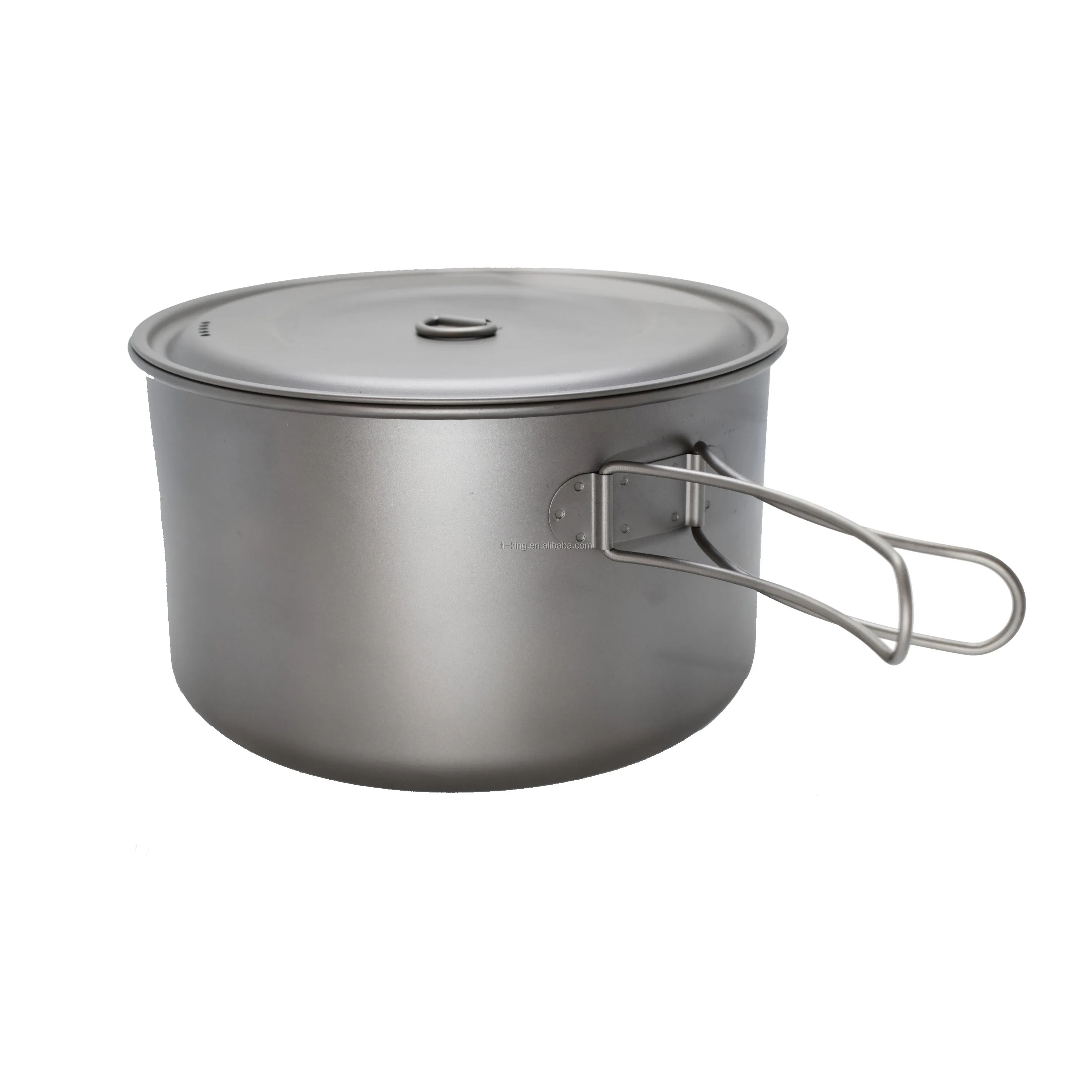 Ultralight Titanium Pot And Pan Pure Titanium Cookset Outdoor Camping