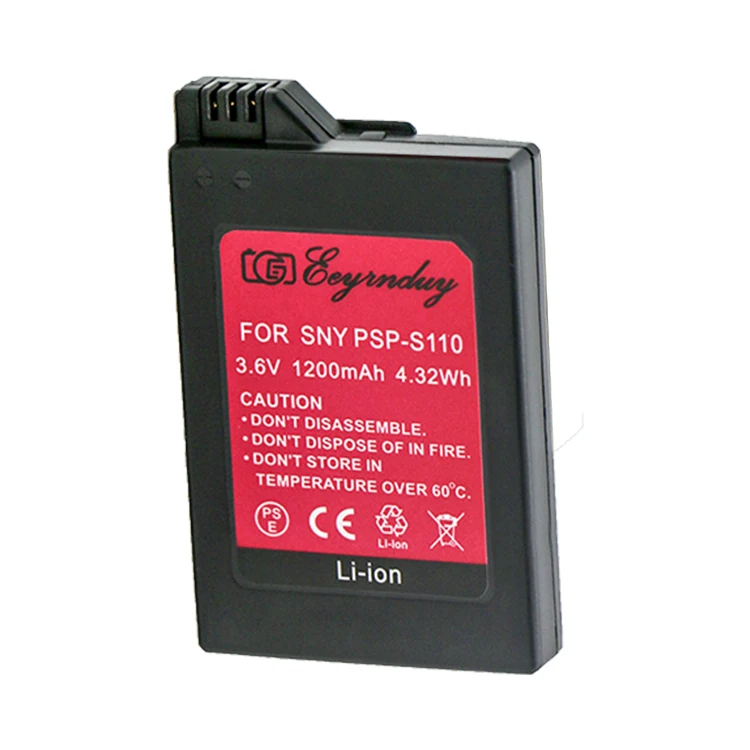 

Li-ion battery Pack PSP-S110 for Sony PSP Slim Portable Playstation PSP-2000 PSP-2001 PSP-3000 PSP-3001 PSP-3002 PSP-3004, Black