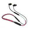 URIZONS Rope Braided Wireless Blue tooth BT Neckband headphones earphones Headset 18 hours talking time and DURAL speakers