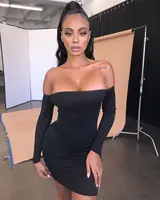 

2019 summer dress sexy back lace up off the shoulder mini dress women bodycon club dresses fashion vestidos XD951