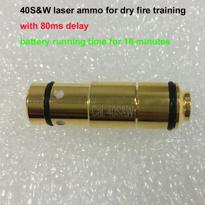 Munição do Laser Atraso para a Simulação Seca do Tiro do Treinamento do Fogo 9mm e Substituir o Cartucho do Laser da Bala da Munição 380acp do Laser 80ms 40 s & w 45acp 3 Esporte e Lazer