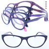 wholesale vintage cateye shape with flexible spring hinge new arrival designer optical eyeglass frames for women
