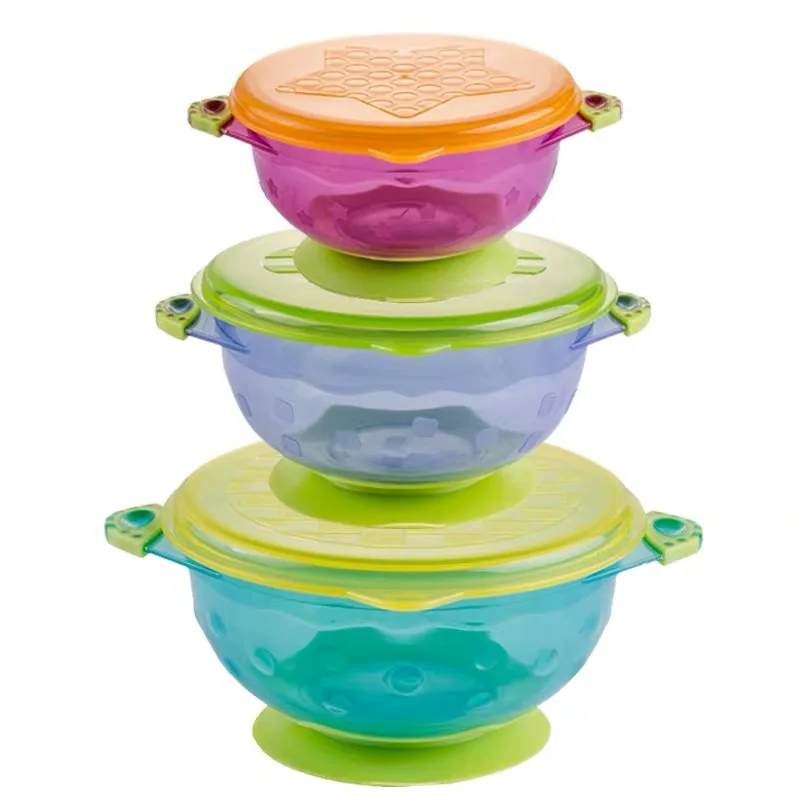 Wholesale Online Baby Plastic Bowl Sets With Suction For Infant Use