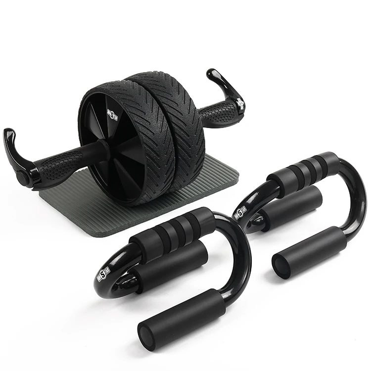 

2019 Hot Sale Fitness Abdominal Roller Exercise Wheel with Push Up Bar
