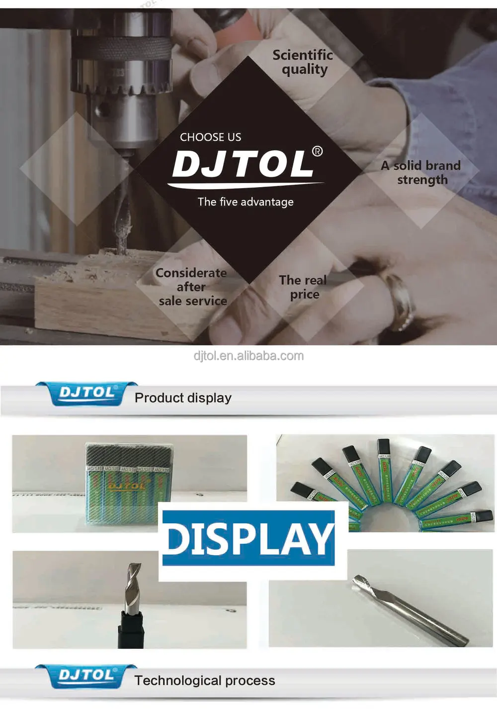 One Flute Spiral Bits For Aluminum(a Series) Cnc Tools Buy Djtol Pure