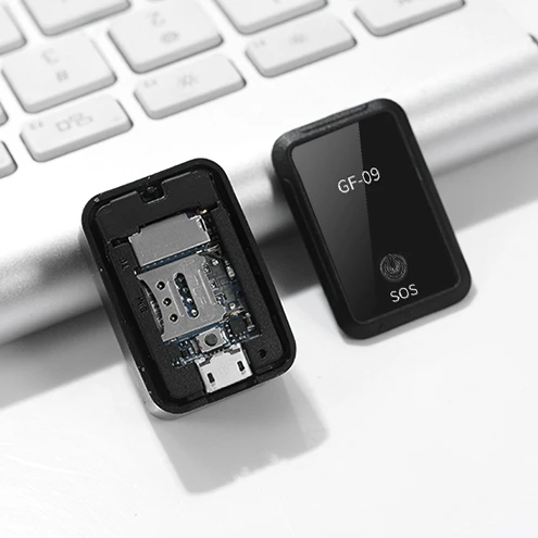 

2019 New Arrive GPS Mini GF- 09 Pet GPS Tracker SOS alarm With Free APP Mini GPS Tracking Device, Black