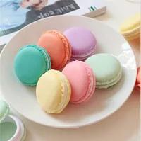 

Cute candy stationery storage box Mini macaron case for clips eraser jewelry organizer zakka Table decoration