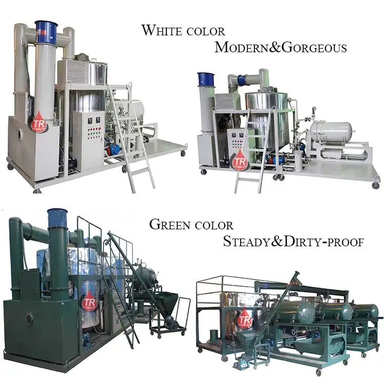 Smallscale Industrial Oil/waste Black Engine Oil Refinery Machine