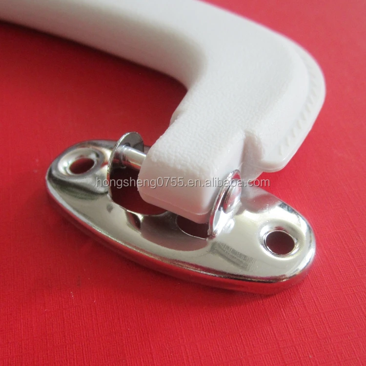 High Quality White Color Plastic Briefcase Pull Handle For Suitcase