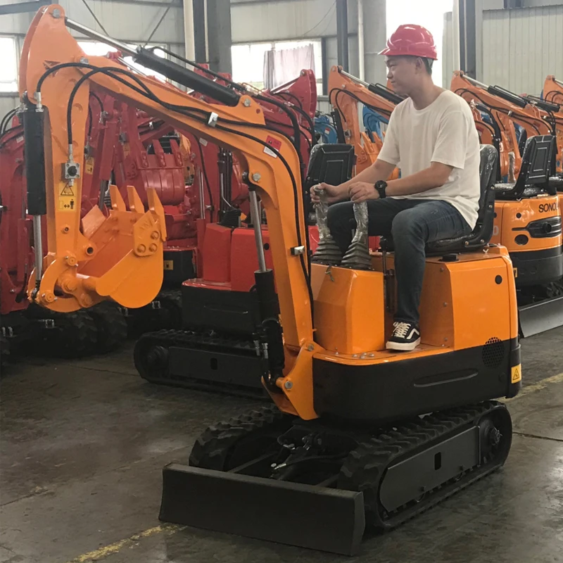 Walk Behind Mini Excavator For Sale Steel Chain Rubber Train Mini Excavator 08ton To 9ton Buy