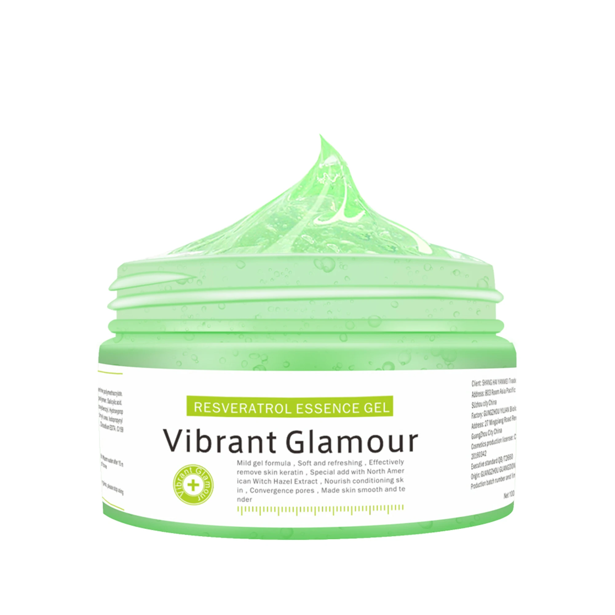 

RESVERATROL ESSENCE Gel Face Mask Facial Mask Cleaning Whitening Skin Moisturizing Anti Aging Skin Care