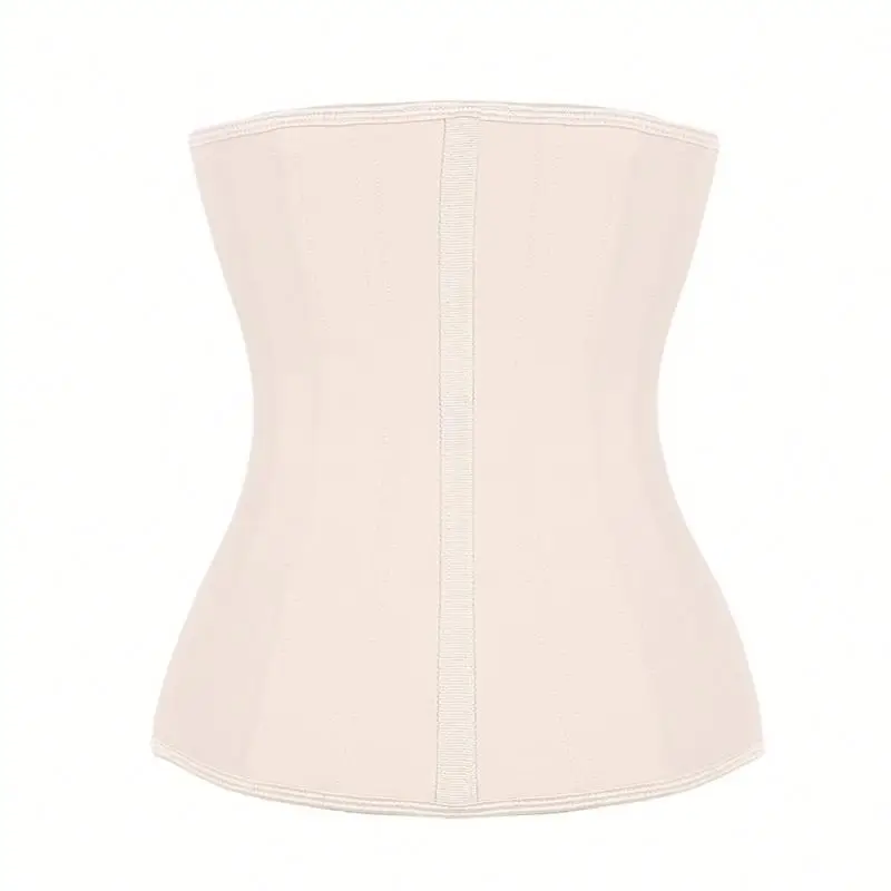 
Latex Shaperwear Bodysuit XS~6XL Slimming Waist Trainer Invisible 25 Steel Boned Hooks Latex Long Waist Cincher 