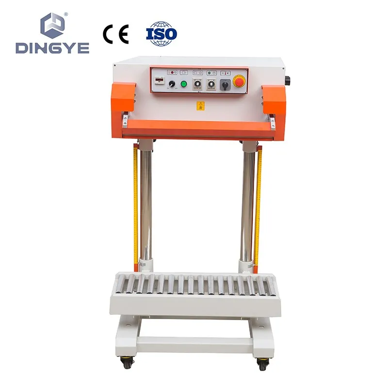 Qlf700a Pneumatic Vertical Band Sealer Rice Grain Plastic Bag Sealing Machine Buy Plastic Bag