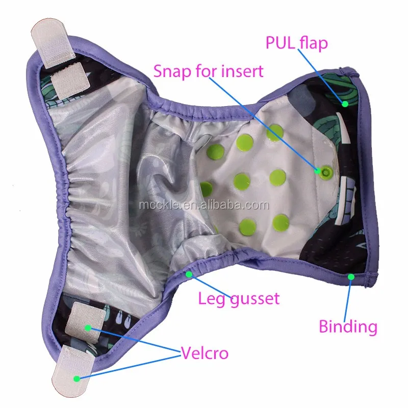 Pul Cloth Diaper Covers Reusable Premature Newborn Baby Diaper Cover