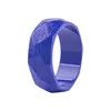 Fashion Women Accessories Dotted Line Carved Resin Bangle Geometric Polygon Round Resin Bangle
