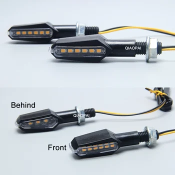 Motorcycle Modified Led Rear Turn Signal Light 12v Waterproof Chopper