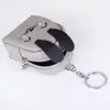 Multifunction keychain coin purse cartoon rabbit mini storage bag PU leather keyring at low price