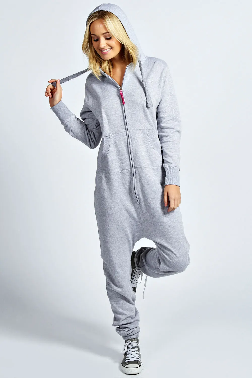 Sta op Rand Specificiteit Source hooded french terry plain onesie women fashion custom pajymas on  m.alibaba.com