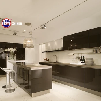 Zhihua Household Modern High Gloss Ghana Kitchen Cabinet Buy Ghana Kitchen Cabinet Mdf Kitchen Cabinet New Model Kitchen Cabinet Product On