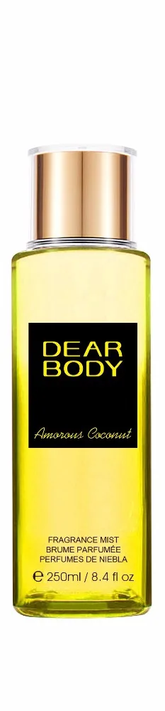 
Newest top sale high quality 250ml perfume fragrance mist for men and women with charming scents 