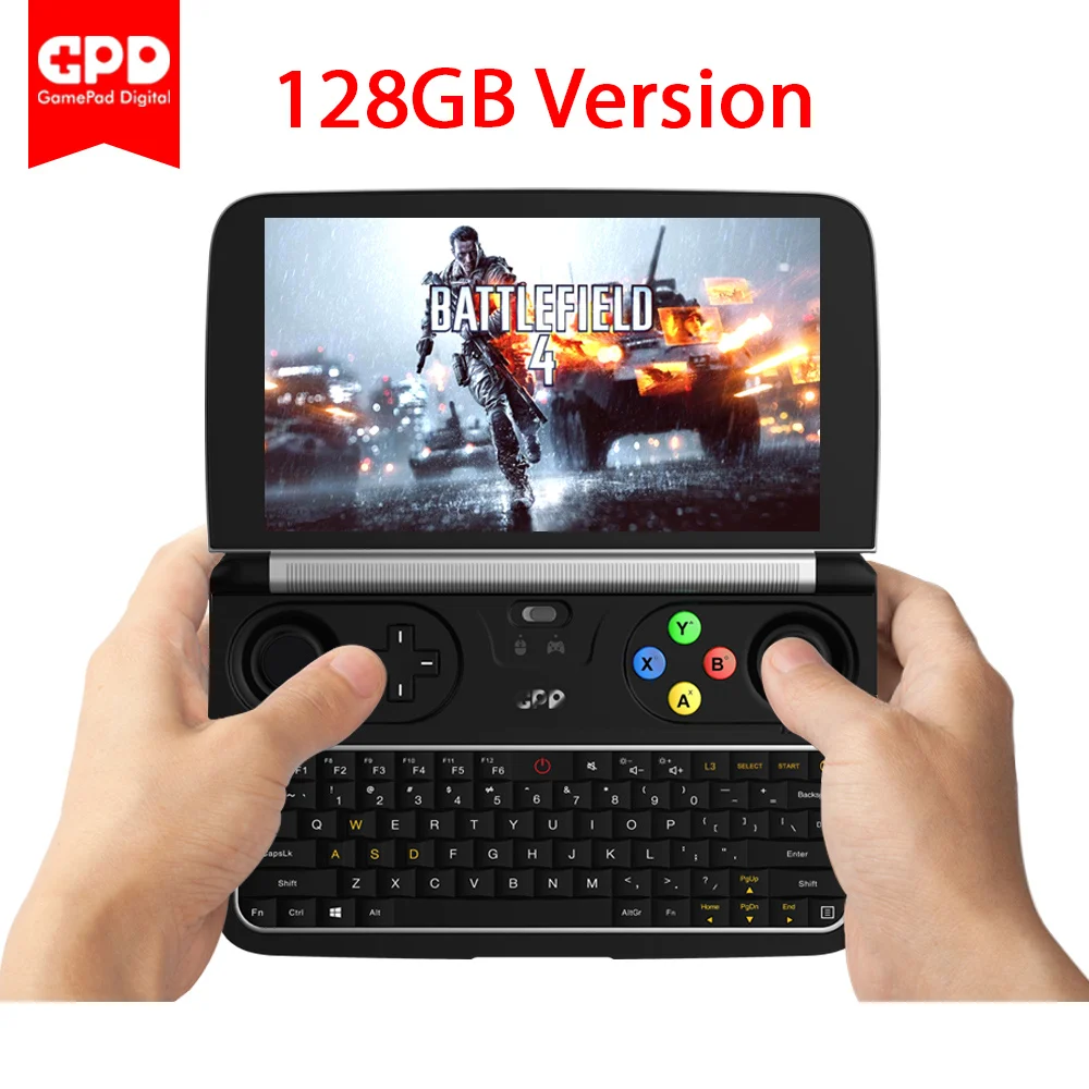 New  GPD WIN 2 6 Inch Handheld Gaming PC Laptop Intel Core m3-7Y30 Windows 10 System 8GB RAM 128GB ROM Pocket Mini PC Laptop